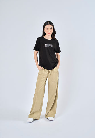 Mossimo Shea Olive Green Straight High Trousers