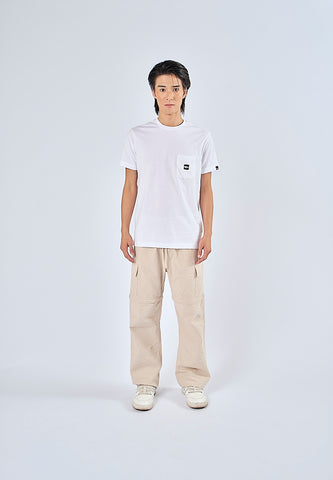 Mossimo Damian White Muscle Fit Tee