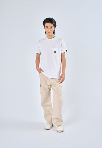 Mossimo Damian White Muscle Fit Tee