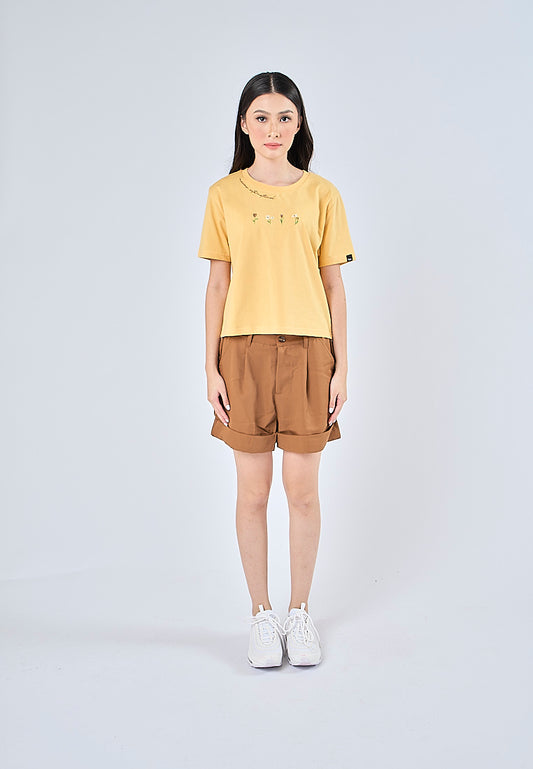 Mossimo Shania Brown Tailored Shorts