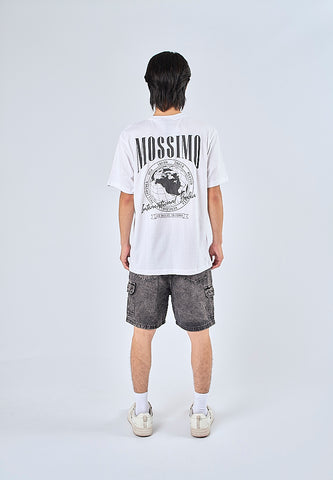 Mossimo Jedrick White Comfort Fit Tee