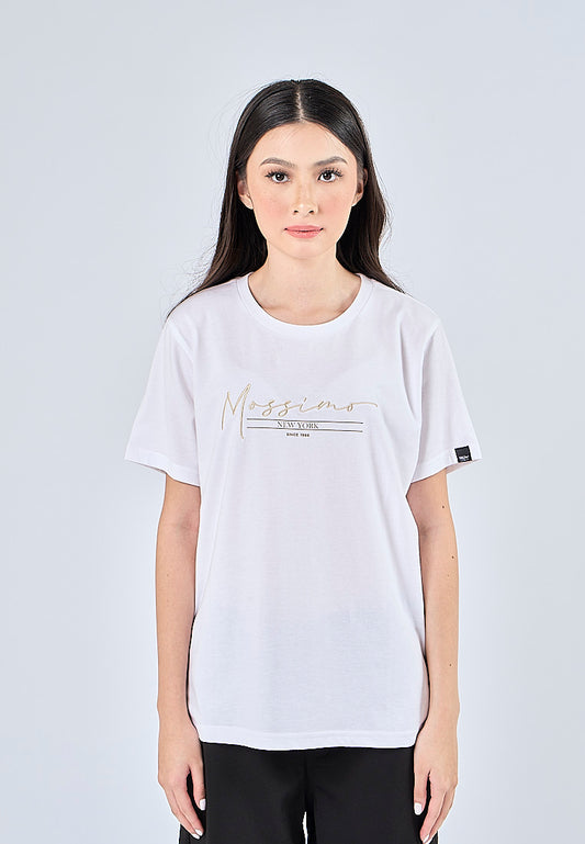 Mossimo Carla White Classic Fit Tee