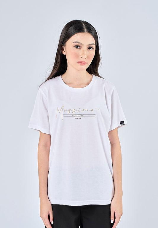 Mossimo Carla White Classic Fit Tee