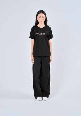 Mossimo Carla Black Classic Fit Tee