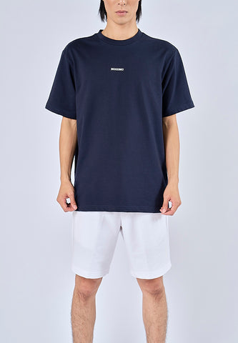 Mossimo Rj Navy Blue Round Neck Fashion Top