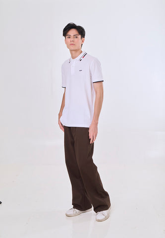 Mossimo Arbon White Polo Shirt
