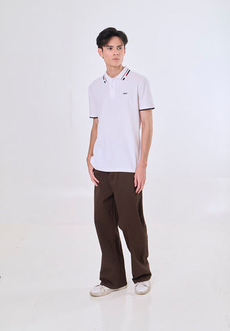 Mossimo Arbon White Polo Shirt