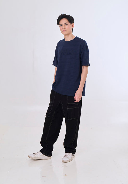 Mossimo Nyric Navy Blue Urban Fit Tee