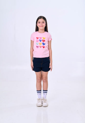 Mossimo Kids Beverly Pink Basic Graphic Tshirt