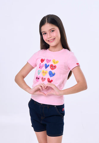 Mossimo Kids Beverly Pink Basic Graphic Tshirt