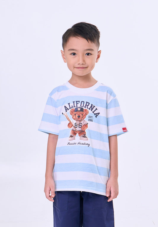 Mossimo Kids Eryx White Mossybear Unisex Regular Tshirt
