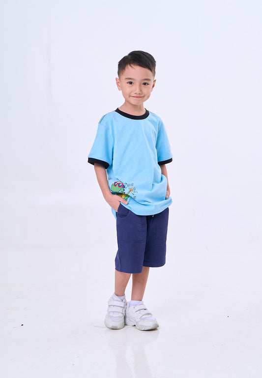 Mossimo Kids Miguel Blue Basic Regular Tshirt