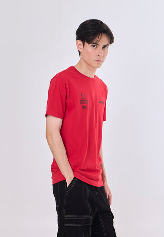 Mossimo Garrett Red Muscle Fit Tee