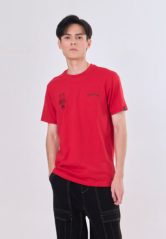 Mossimo Garrett Red Muscle Fit Tee