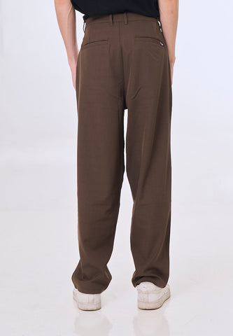 Mossimo Atlas Brown Loose Fit Textured Pants