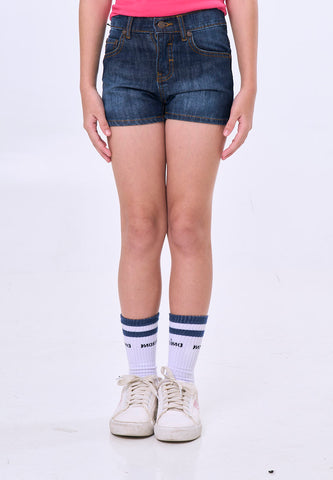 Mossimo Kids Sereia Medium Blue Wash Denim Shorts