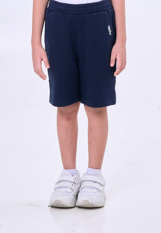 Mossimo Kids Elias Blue Sportswear French Terry 2 Pockets Shorts For Boys