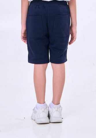 Mossimo Kids Elias Blue Sportswear French Terry 2 Pockets Shorts For Boys