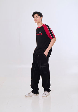 Mossimo Lune Black Berry Modern Fit Tee