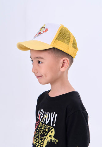 Mossimo Kids Yellow White Spongebob Mesh Cap