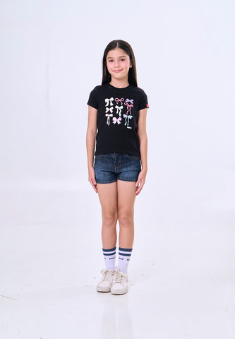 Mossimo Kids Adela Black Basic Regular Tshirt