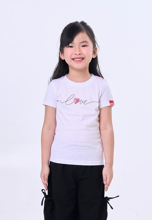 Mossimo Kids Belinda White Basic Regular Tshirt