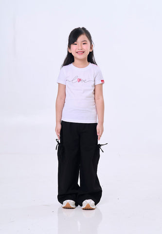 Mossimo Kids  Amelia Black Wide Leg Pants w/ Patch Pockets