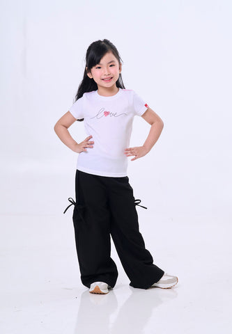 Mossimo Kids  Amelia Black Wide Leg Pants w/ Patch Pockets