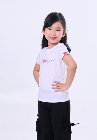 Mossimo Kids Belinda White Basic Regular Tshirt