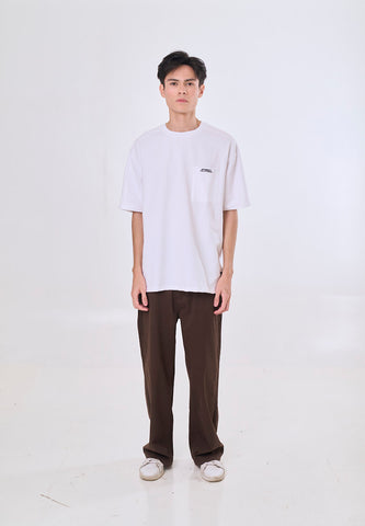 Mossimo Keahi White Modern Fit Tee