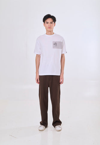 Mossimo Roland White Urban Fit Tee