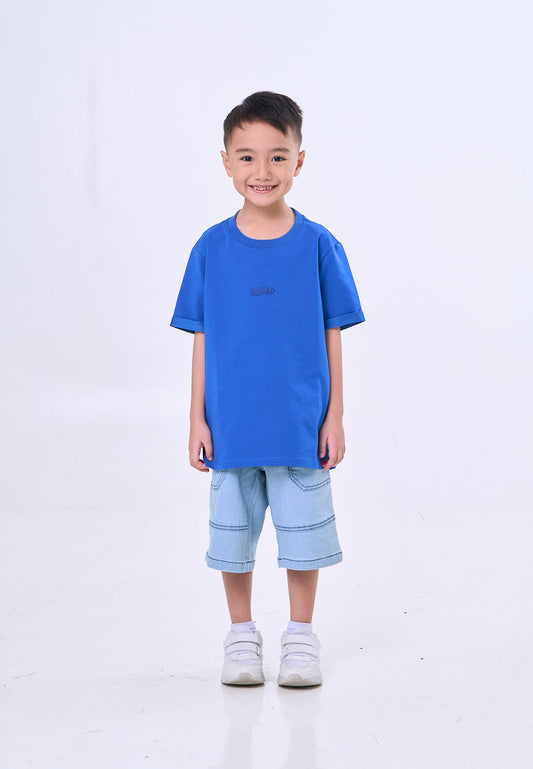 Mossimo Kids Glenn Dazz Blue Basic Graphic Tshirt