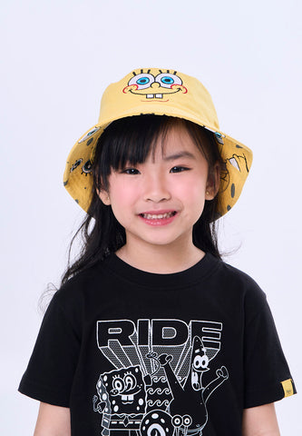 Mossimo Kids Yellow Spongebob Reversible Bucket Hat