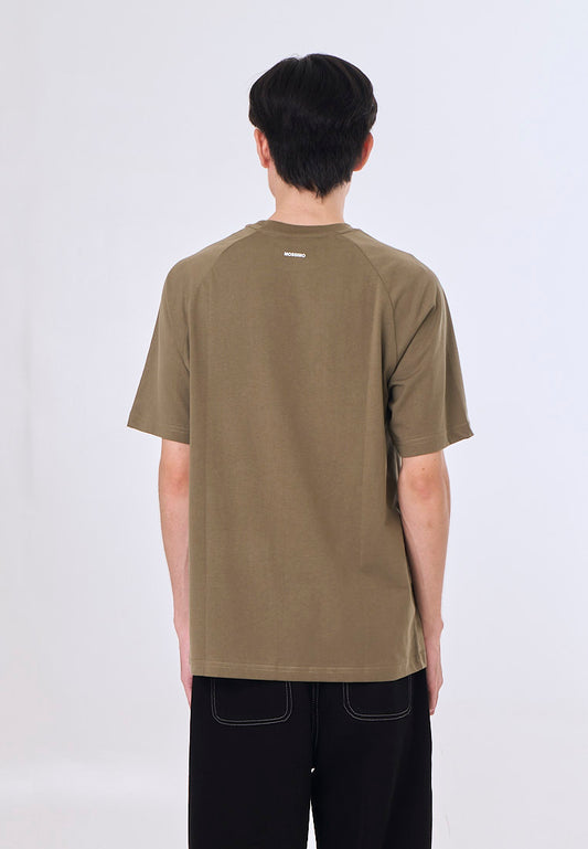 Mossimo Dean Olive Raglan Comfort Fit Tee