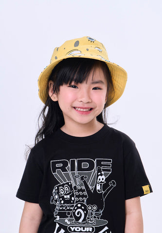 Mossimo Kids Yellow Spongebob Reversible Bucket Hat