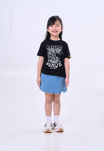 Mossimo Kids Spongebob Black Basic Unisex Tshirt