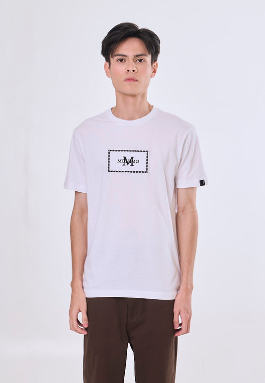 Mossimo Ranzu White Muscle Fit Tee