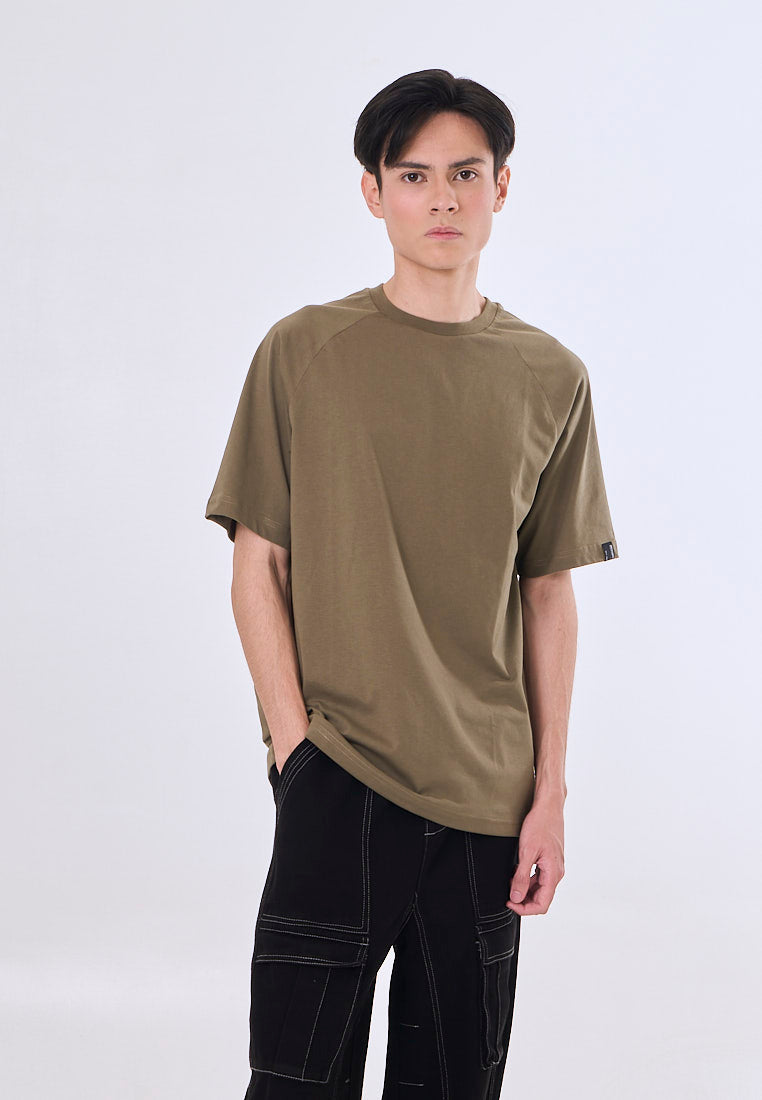 Mossimo Dean Olive Raglan Comfort Fit Tee