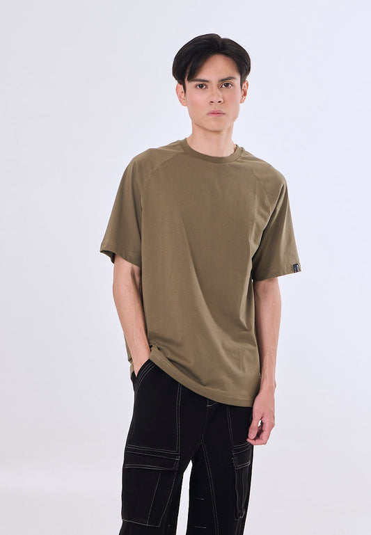 Mossimo Dean Olive Raglan Comfort Fit Tee