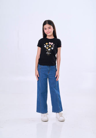 Mossimo Kids Devan Black Basic Graphic Tshirt