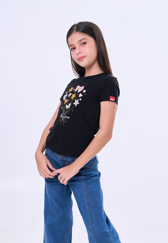 Mossimo Kids Devan Black Basic Graphic Tshirt