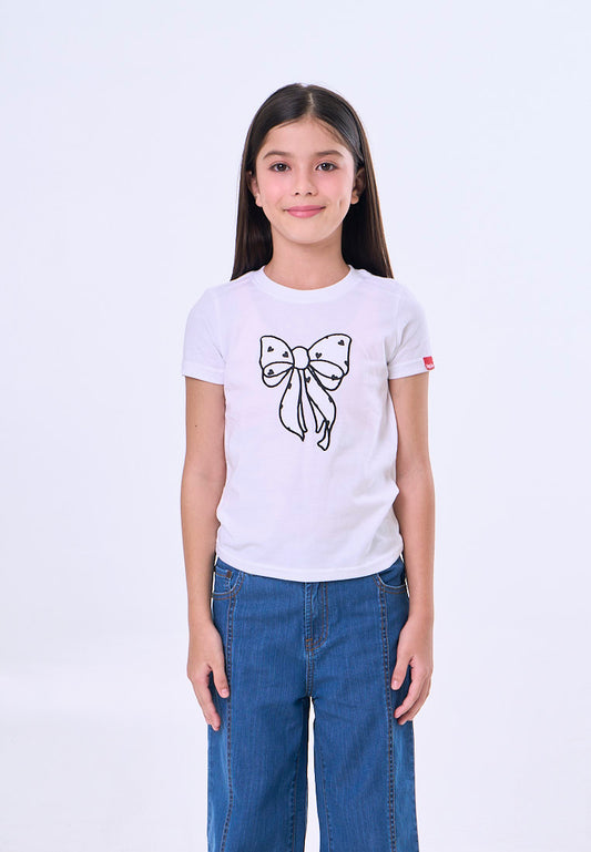 Mossimo Kids Hallow White Basic Graphic Tshirt