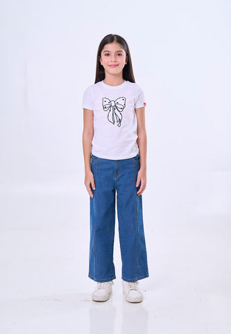 Mossimo Kids Hallow White Basic Graphic Tshirt