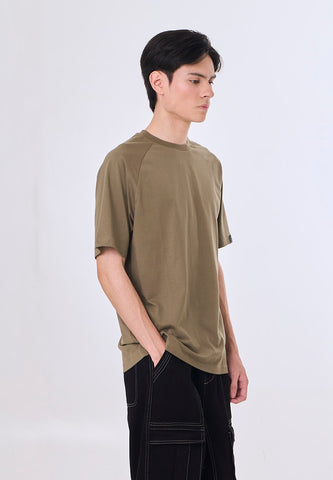 Mossimo Dean Olive Raglan Comfort Fit Tee