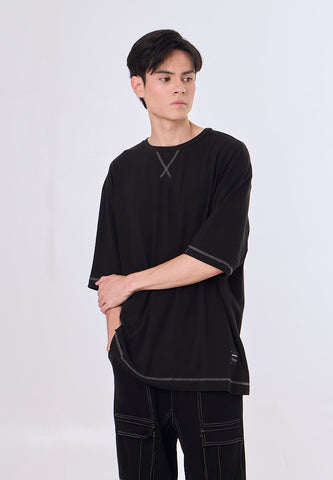 Mossimo Elian Black Unisex Modern Fit Tee