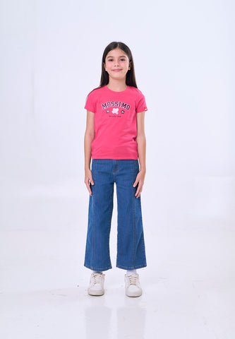 Mossimo Kids Cheryl Raspberry Basic Graphic Tshirt