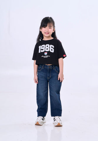 Mossimo Kids Hollis Dark Blue Unisex Regular Straight Fit Jeans