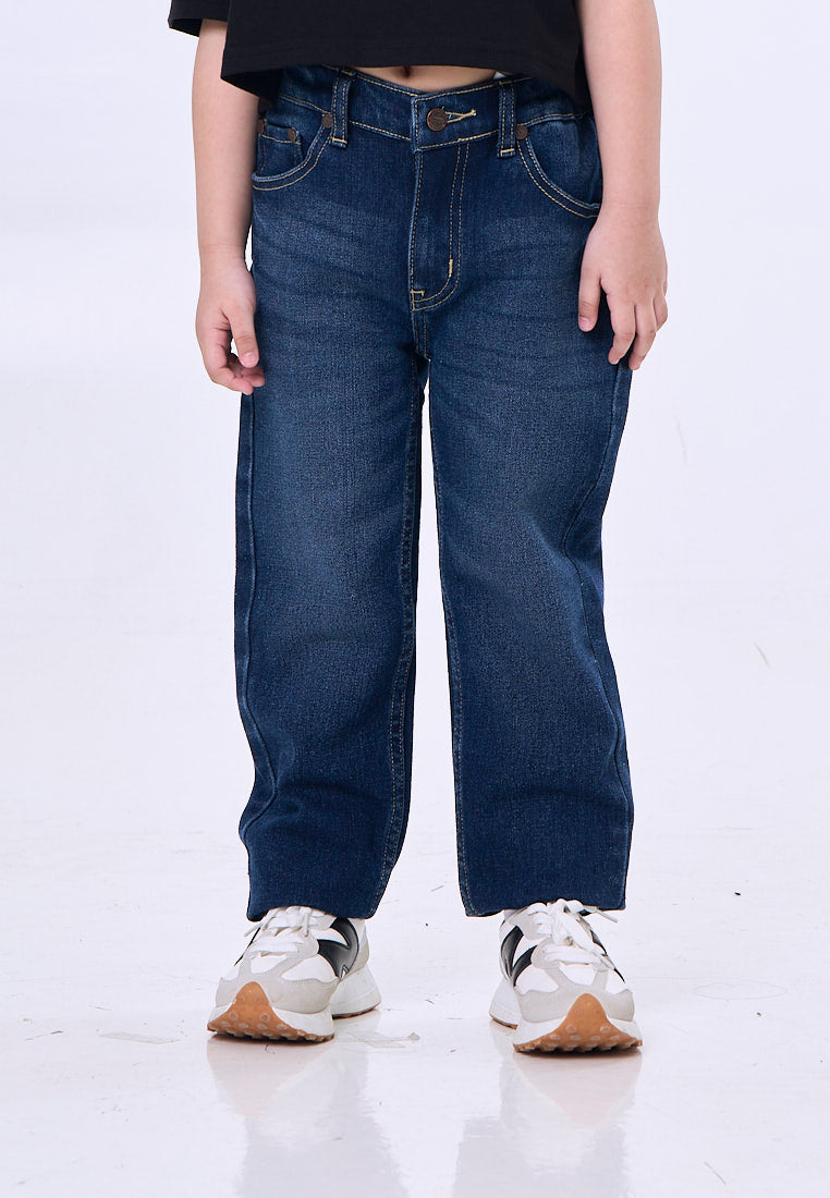 Mossimo Kids Hollis Dark Blue Unisex Regular Straight Fit Jeans