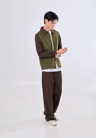 Mossimo Reese Army Green Classic Twill Jacket For Men