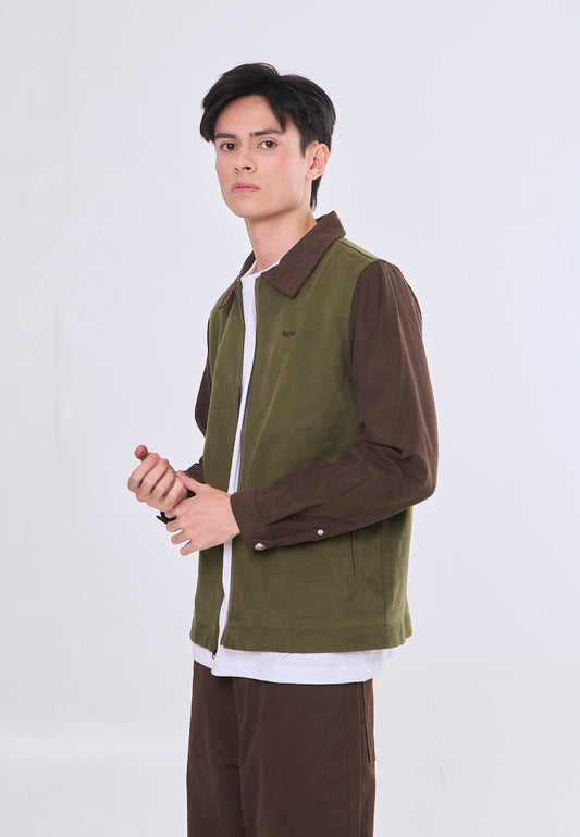 Mossimo Reese Army Green Classic Twill Jacket For Men